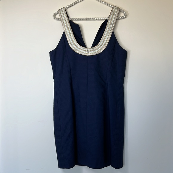 LILLY PULITZER VALLI SHIFT DRESS IN TRUE NAVY ~ NWT - Picture 8 of 15